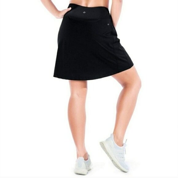 YOGIPACE Women's Modest Skirt Skort Black Size Extra Large XL - Picture 1 of 10